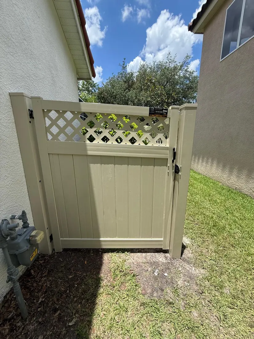Fence installation project